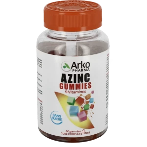 Azinc 9 Vitamines 60 Gummies