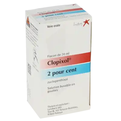 Clopixol 2 Pour Cent, Solution Buvable En Gouttes à Paris