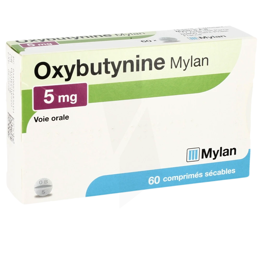 Oxybutynine Viatris 5 Mg, Comprimé Sécable