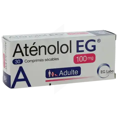 ATENOLOL EG 100 mg, comprimé sécable