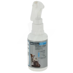 Tick-puss 2,5 Mg/ml Solution Pour Pulverisation Cutanee Au Fipronil Pour Chats Et Chiens, Solution Pour Pulvérisation Cutanée