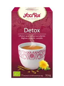 Yogi Tea Tisane Ayurvédique Détox Bio 17 Sachets/1,8g à CHASSE SUR RHÔNE