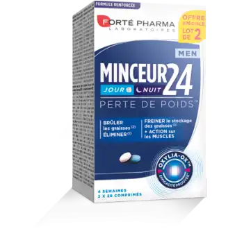 Forte Pharma Minceur 24 Jour & Nuit Men Comprimés 2*b/28 à Courbevoie
