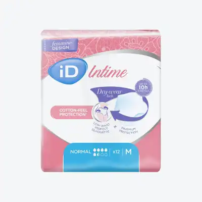Id Intime Culottes Absorbantes Normal Taille M Sachet/12 à Agen