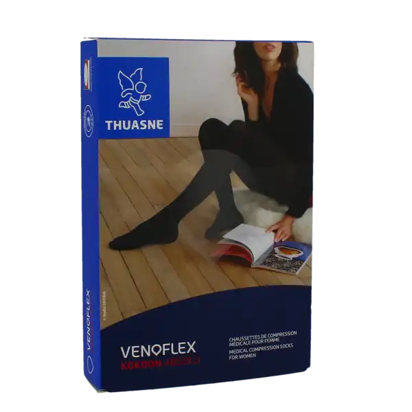 Venoflex Kokoon Absolu 2 Chaussette Femme Noir Taille 5n