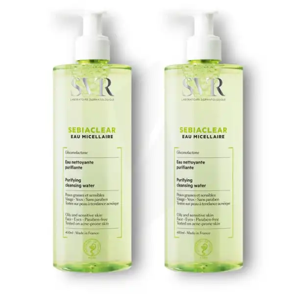 Svr Sebiaclear Eau Micellaire Duo 400ml