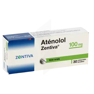 Atenolol Zentiva 100 Mg, Comprimé Sécable à Eysines
