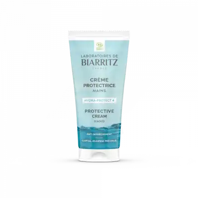 Laboratoires De Biarritz Hydra-protect+ Crème Protectrice Mains Bio Fl/50ml à Hendaye