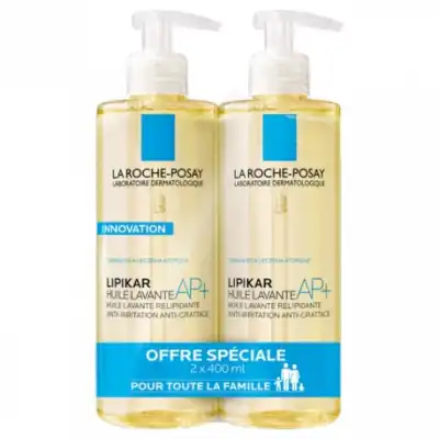 La Roche Posay Lipikar Ap+ Huile Lavante Relipidante Anti-grattage 2fl/400ml à Béziers