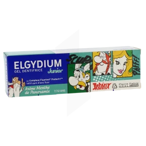 Elgydium Junior Asterix Pâte Dentifrice Menthe Douce T/50ml