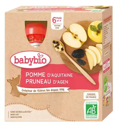 Babybio Gourde Pomme Pruneau à Saint-Vallier