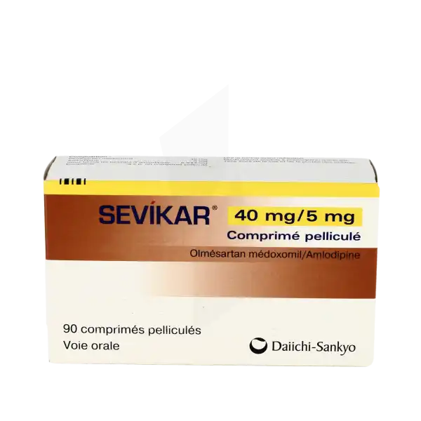 Sevikar 40 Mg/5 Mg, Comprimé Pelliculé