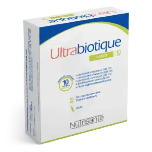 Nutrisanté Ultrabiotique Fibres Poudre 10 Sticks à ESSEY LES NANCY