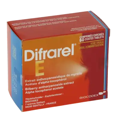 Difrarel E, Comprimé Enrobé à Poitiers
