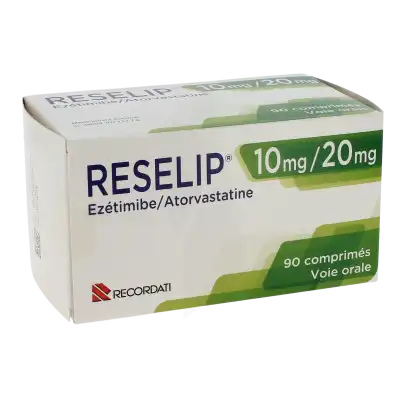 Reselip 10 Mg/20 Mg, Comprimé à CHAMPAGNOLE