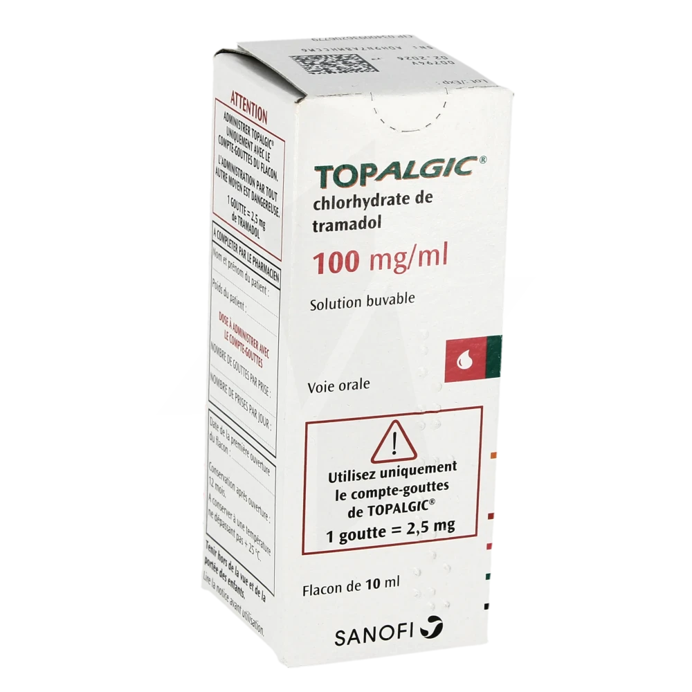 Topalgic 100 Mg/ml, Solution Buvable