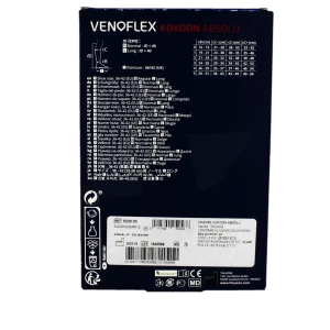 Venoflex Kokoon Absolu 2 Chaussette Femme Losange Noir T2n