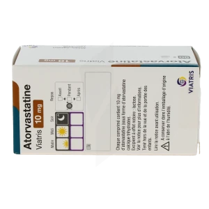 Atorvastatine Viatris 10 Mg, Comprimé Pelliculé