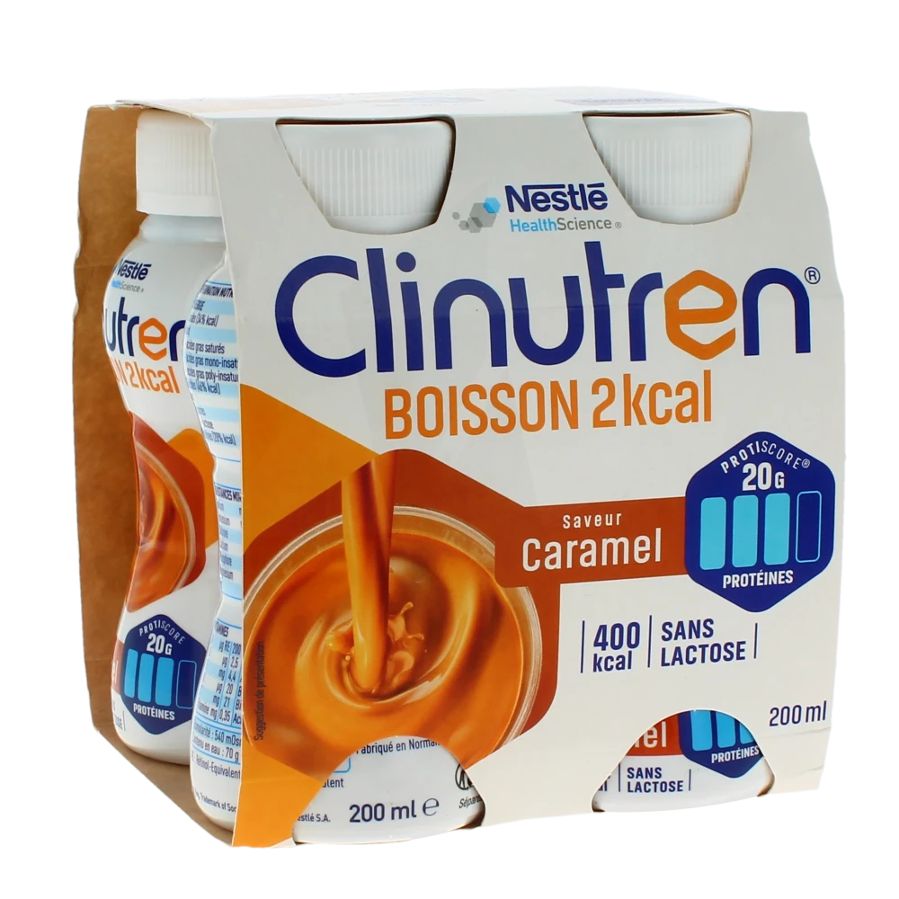 Clinutren Boiss 2kcal Nutrim Caram 4 Bouteilles De 200 Ml