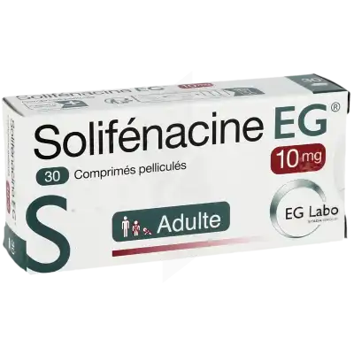 Solifenacine Eg 10 Mg, Comprimé Pelliculé à Agen