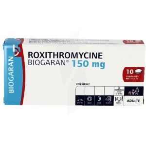 Roxithromycine Biogaran 150 Mg, Comprimé Pelliculé