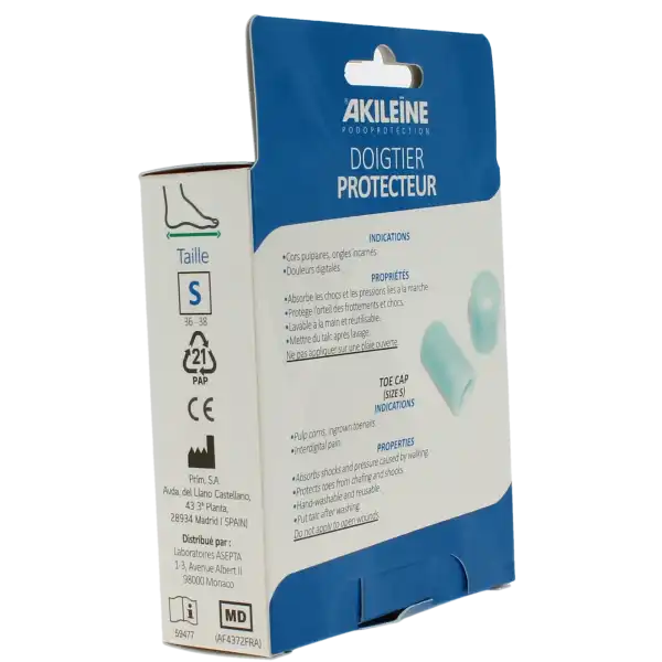 Akileïne Doigtier Protecteur Taille S