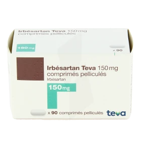 Irbesartan Teva 150 Mg, Comprimé Pelliculé