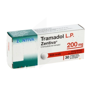 Tramadol Zentiva Lp 200 Mg, Comprimé à Libération Prolongée