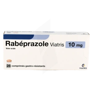 Rabeprazole Viatris 10 Mg, Comprimé Gastro-résistant