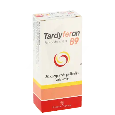 Tardyferon B9, Comprimé Pelliculé à BIGANOS