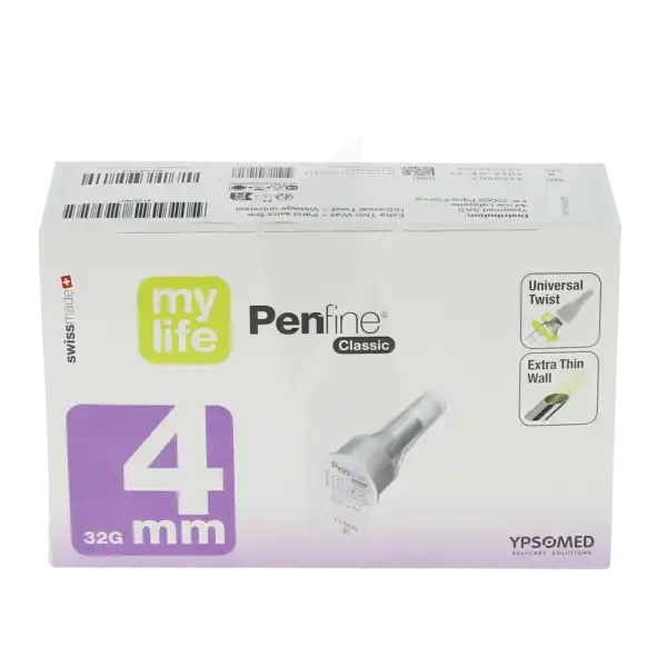 Mylife Penfine Classic, 4 Mm X 0,23 Mm , Bt 100