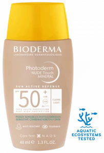 Bioderma Photoderm Nude Touch Minéral Spf50+ Crème Claire Fl/40ml