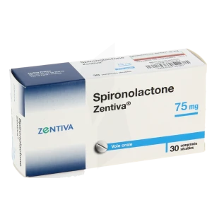 Spironolactone Zentiva 75 Mg, Comprimé Sécable