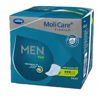 Molicare Premium Men Pads 3 Gouttes - Protection Incontinence B/14 à MONTLUÇON