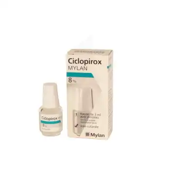 Ciclopirox Mylan 8 %, Vernis à Ongles Médicamenteux à AMBARÈS-ET-LAGRAVE