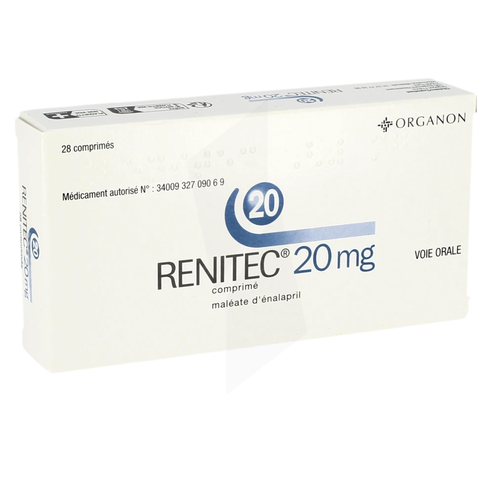 Renitec 20 Mg, Comprimé