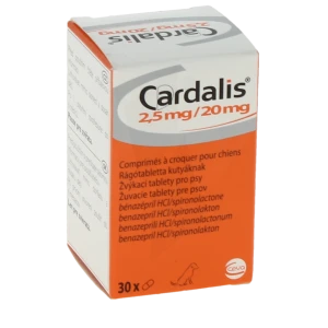 Cardalis 2,5 Mg/20 Mg Comprimes A Croquer Pour Chiens, Comprimé