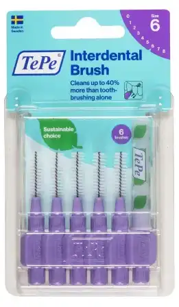 Tepe Brossette Inter-dentaire Violet 1,1mm Blister/6