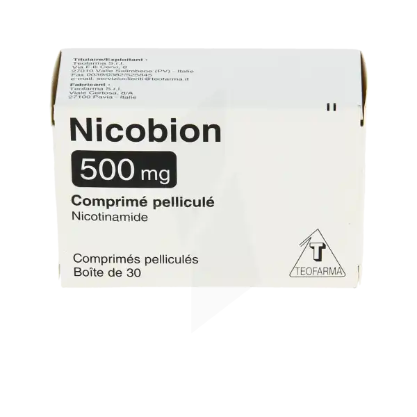 Nicobion 500 Mg, Comprimé Pelliculé