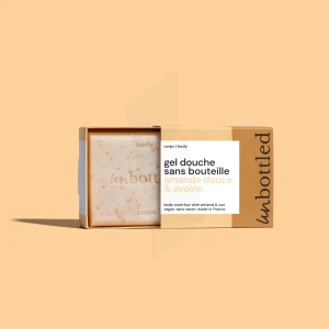 Unbottled Gel Douche Sans Bouteille Avoine & Amande Douce 35g