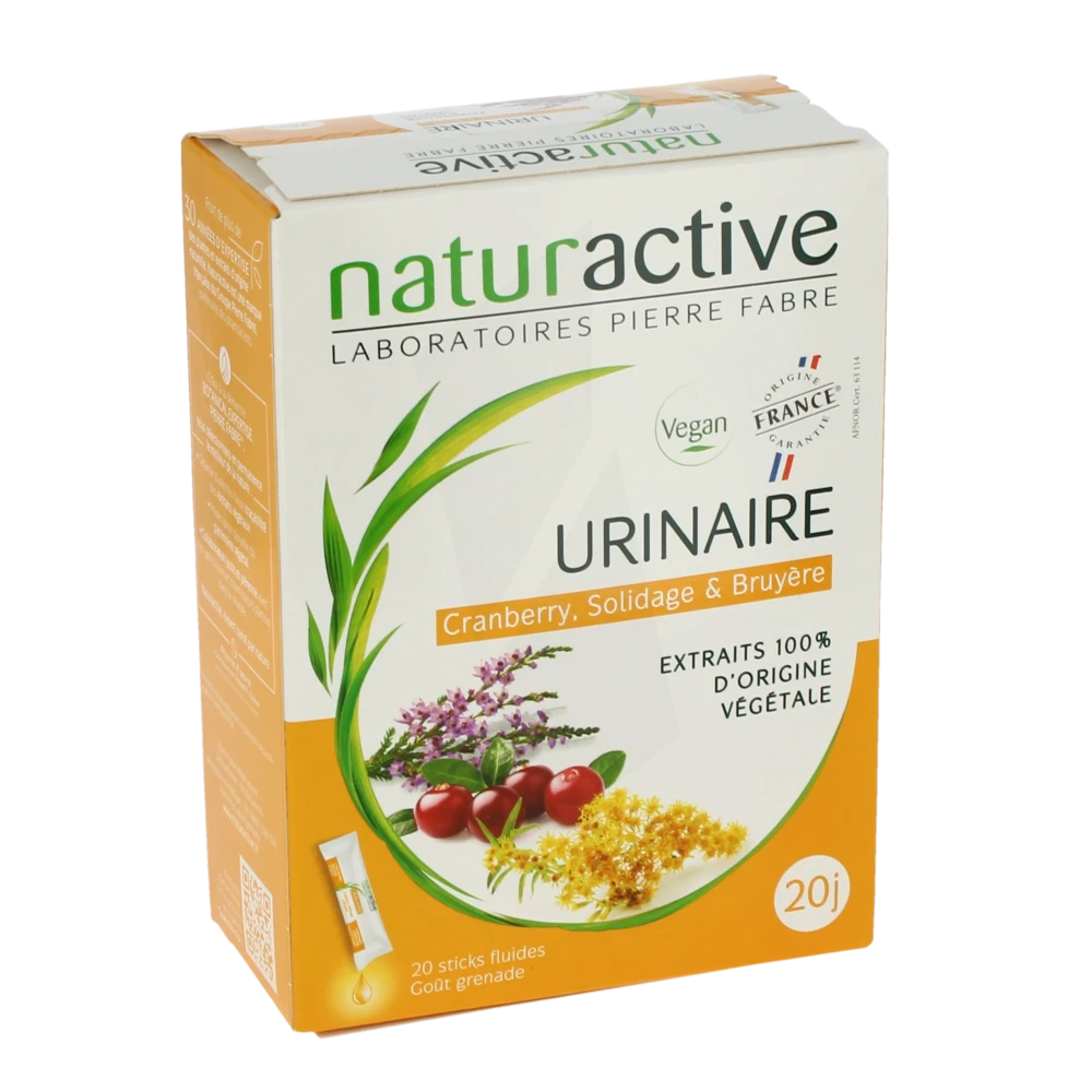 Naturactive Phytothérapie Fluides Solution Buvable Urinaire 20sticks/10ml