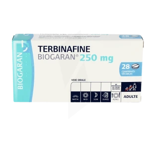 Terbinafine Biogaran 250 Mg, Comprimé Sécable