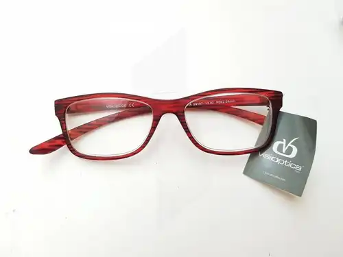 Brasilia Lunette De Lecture Diop +2,00 Rouge Zébrée Noire