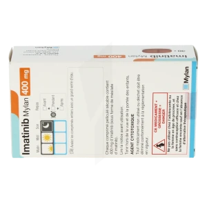 Imatinib Viatris 400 Mg, Comprimé Pelliculé Sécable
