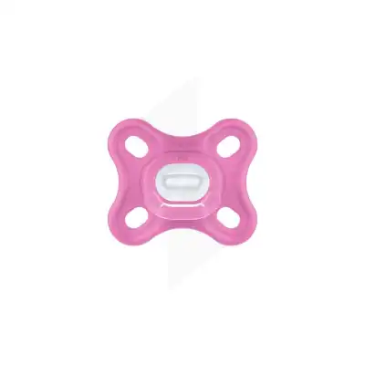 MAM CONFORT Sucette physiologique silicone 0 mois+ Rose B/1