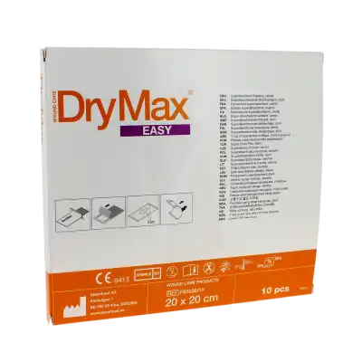 Drymax Extra Pansements Super Absorbant Stérile 20x20cm B/10 à Mérignac