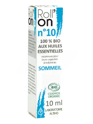 Laboratoire Altho Roll'on N°10 Sommeil 10ml à Narbonne