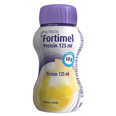 Fortimel Protein Nutriment Vanille Bouteille/125ml à AMBARÈS-ET-LAGRAVE