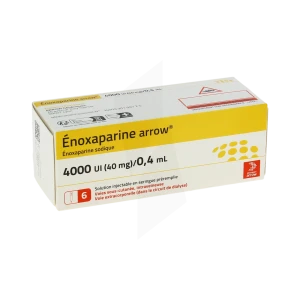 Enoxaparine Arrow 4 000 Ui (40 Mg)/0,4 Ml, Solution Injectable En Seringue Préremplie