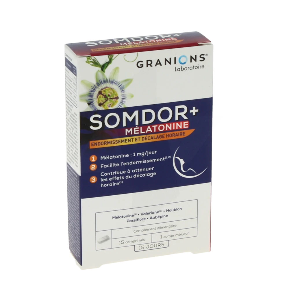 Granions Somdor+ Mélatonine Comprimés B/15